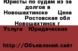 Юристы по судам из-за долгов в Новошахтинске   › Цена ­ 10 000 - Ростовская обл., Новошахтинск г. Услуги » Юридические   